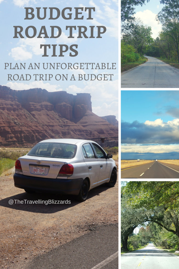 Plan a low cost road trip with these budget road trip tips. Road tripping on a budget is easy when you know the secrets! Get the answers to all of your budget road trip questions here. Tips, tricks and hacks to help you save money on your road trip. #roadtriptips #budgetroadtriptips #budgettravel #budgetroadtrip #cheaproadtrip
