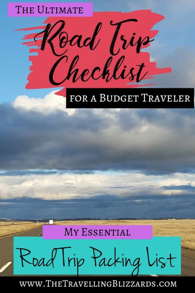 Use this checklist to plan your best roadtrip! It includes my top tips for a great roadtrip and what to pack! #roadtrips #usaroadtrips #roadtripplanning #packingtips #roadtripchecklist
