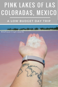 The pink lakes of Las Coloradas, Mexico are a short drive from Cancun and Playa del Carmen and make for an amazing day trip! See how we spent 27 hours touring the Yucatan, visiting Los Coloradas and exploring Rio Lagartos! #RioLagartos #PinkLakes #Yucatan #ThingstodoinCancun #Cancundaytrips