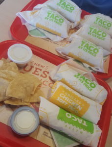 Budget road trip tip... visit del taco and complete their survey to save $1 each!