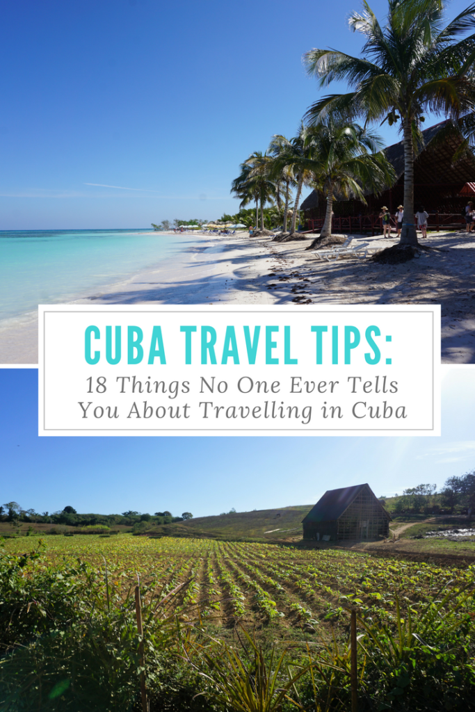 Cuba Travel Tips. Top tips no one ever tells you about travelling to Cuba. How to get money, where to stay in Cuba and what to expect when you arrive. #cuba #traveltocuba #cubatips #traveltips