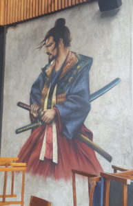 Wall art at Soma Urban Sushi