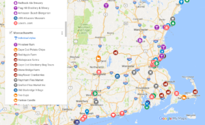 Places to stop on our upcoming road trip through New England. Created with Google.MyMaps. #usaroadtrip #summerroadtrip #googlemymaps #planningaroadtrip #roadtripplanning