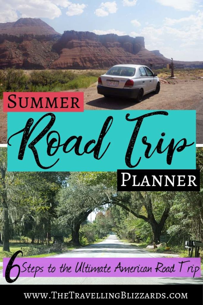 Summer Road Trip Planner. 6 Steps for Planning the Ultimate American Road Trip! Learn how we plan our epic road trips around the USA. #roadtrip #americanroadtrip #summerroadtrip #usaroadtrip #summerintheusa