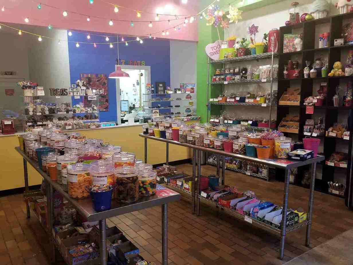 A delicious candy selection at Dimitri's Confectionary on Market Street, Corning NY