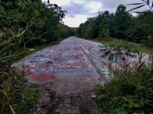 The graffiti highway of Centralia, Pennsylvania