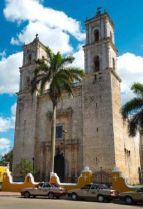 Cathedral San Gervasio in Valladolid, Mexico