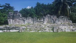 The El Rey ruins in Cancun hotel zone