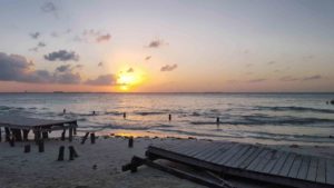 Sunset on Playa Norte, Isla Mujeres Mexico