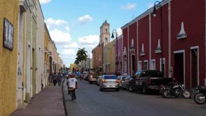The vibrant and colourful streets of Valladolid, Mexico